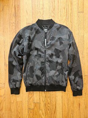 CSG Black Camo Razor Jacket Mans Size S NWT